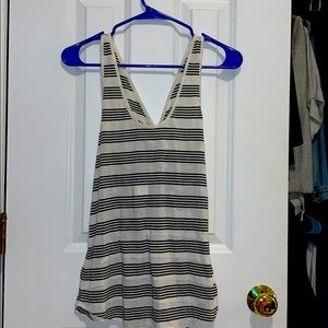 Lou & Grey cross strap flowy tank top -NWT